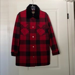 Women’s Pendleton Buffalo plaid peacoat